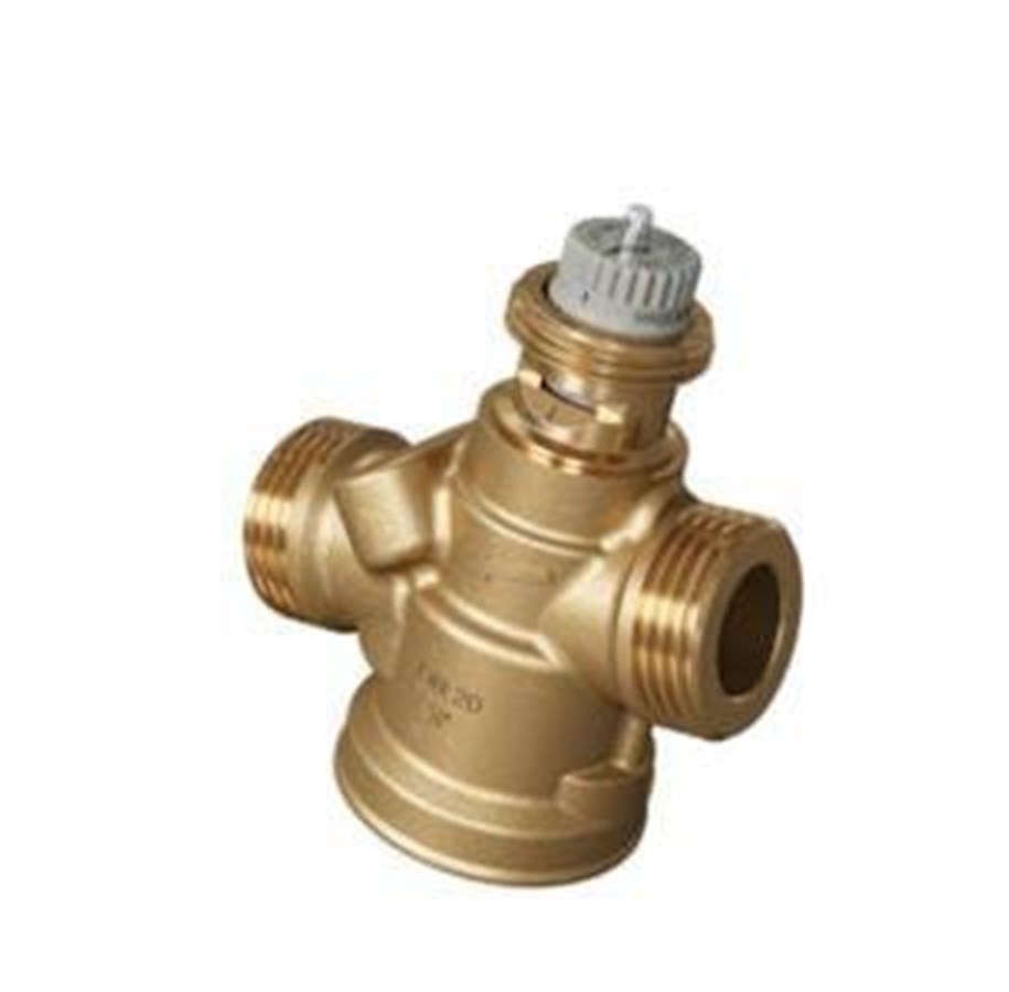 Sterowanie ogrzewaniem - Danfoss control valve/flow limiter brass 20mm kvs 4.7 2-way - 003L3617