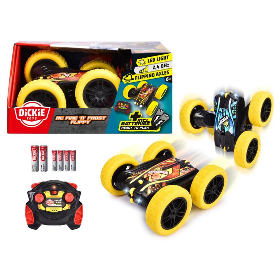 Samochody i pojazdy - Dickie RC Fire 'n Frost Flippy RTR - 201103007