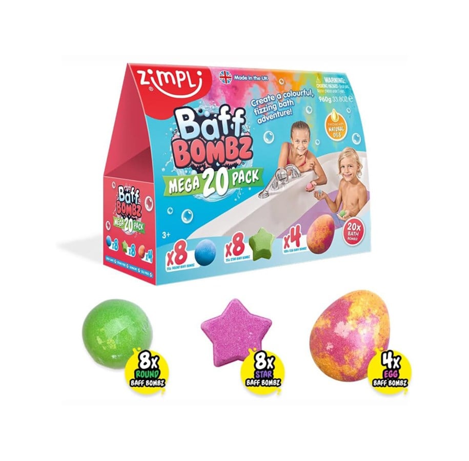 Kreatywne gry - Zimpli Kids Baff Bombz Mega Pack - 105953611SDN