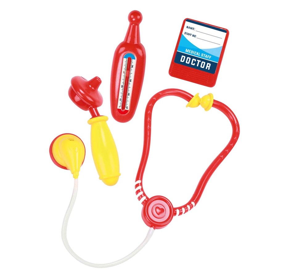 Zabawa w udawanie - Toi-Toys - Doctor's set in Roder Doctor's bag 6 pcs. - 18021A