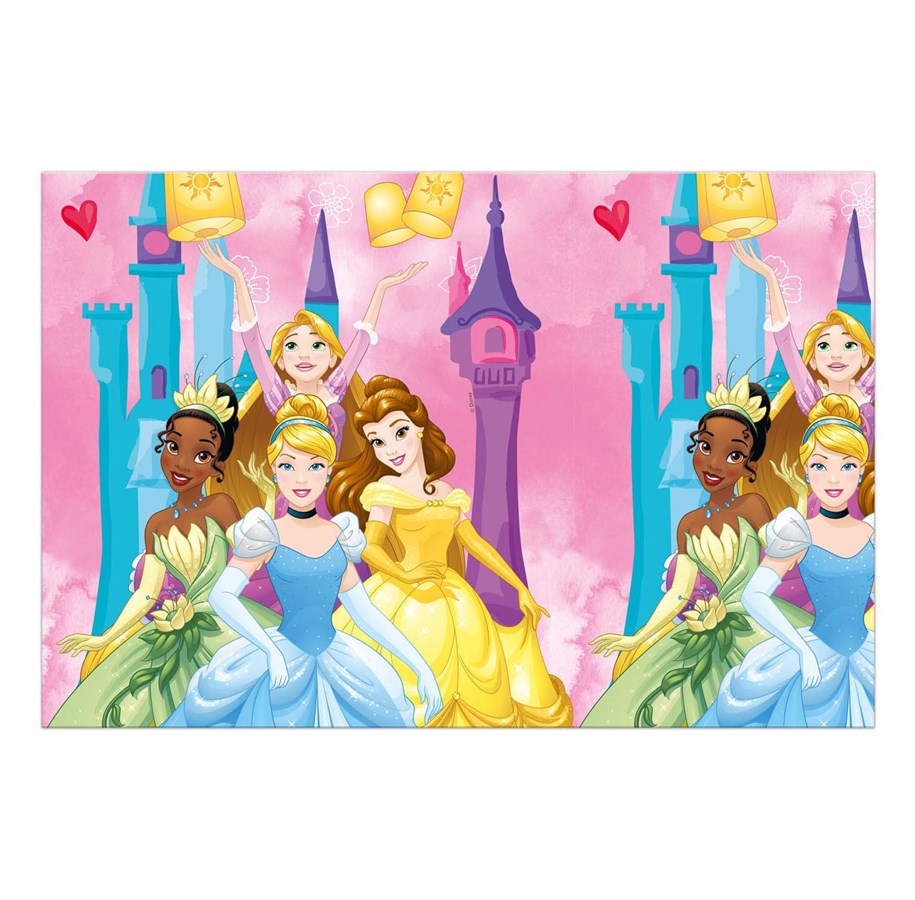Zabawki - Globos - Tablecloth Disney Princess Live Your Story 120x180cm - 93850