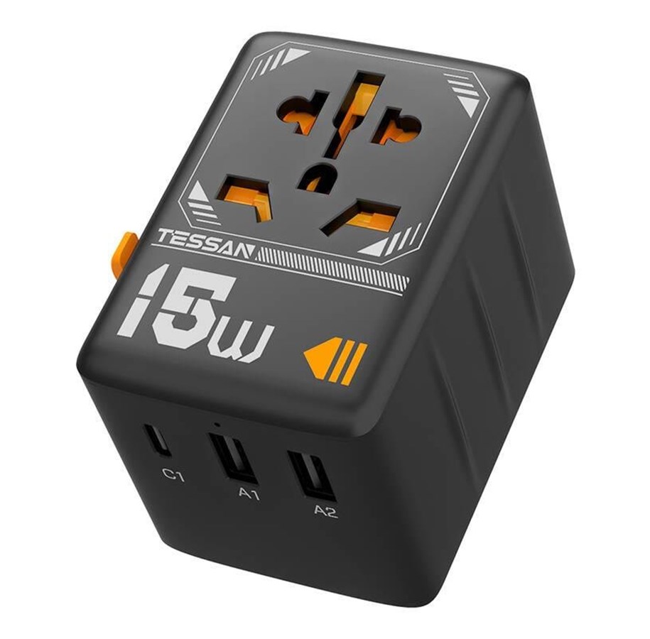 Kable - rózne - Tessan Travel adapter WTA-01 - WTA-01