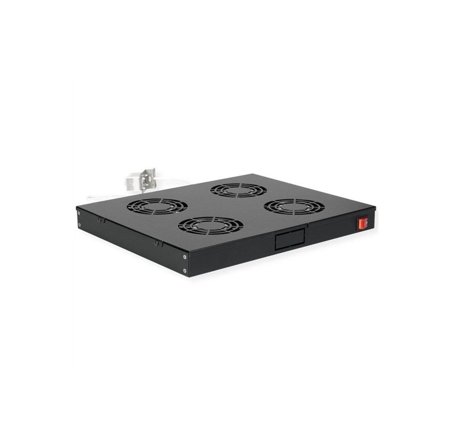 Szafa rack - Roline - rack fan - 4 fans with thermostat - 1U - 26.21.0272