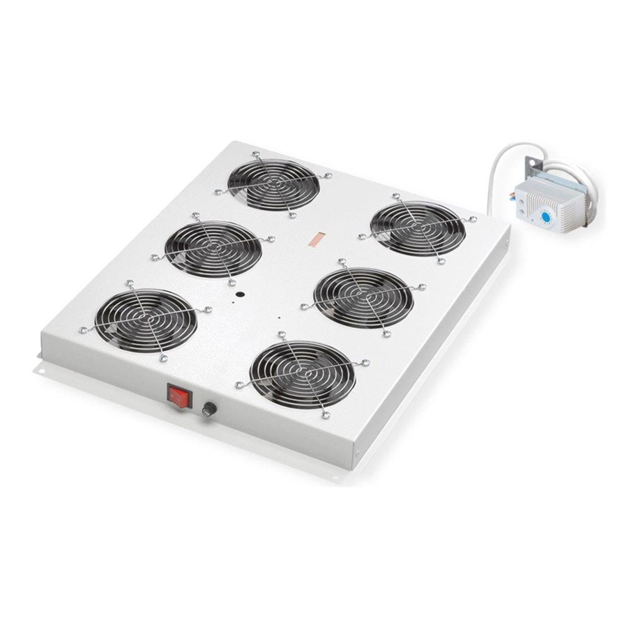 Szafa rack - Roline - rack fan - 6 fans with thermostat - 26.21.0274