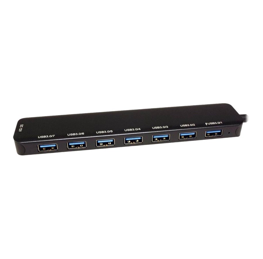 USB hub - Roline Secomp VALUE - hub - 7 ports USB hub - 7 - Czarny - 14.99.5040