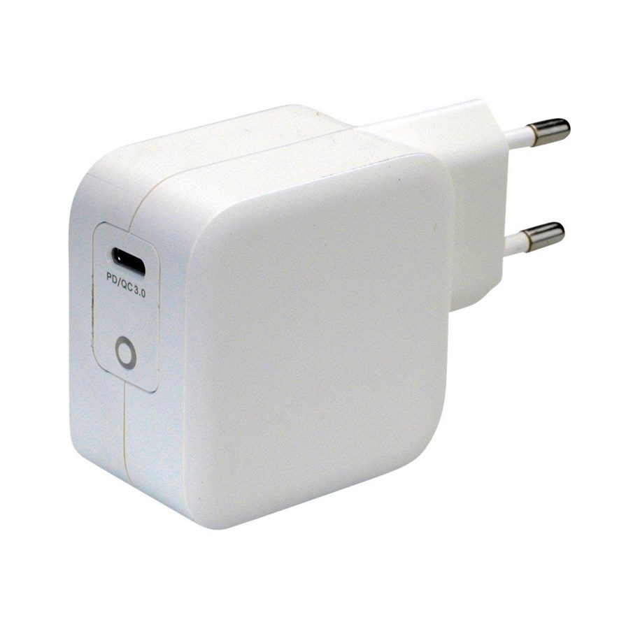 Telefon - Adapter i Ladowarka - Roline power adapter - 24 pin USB-C - 61 Watt - 19.11.1018