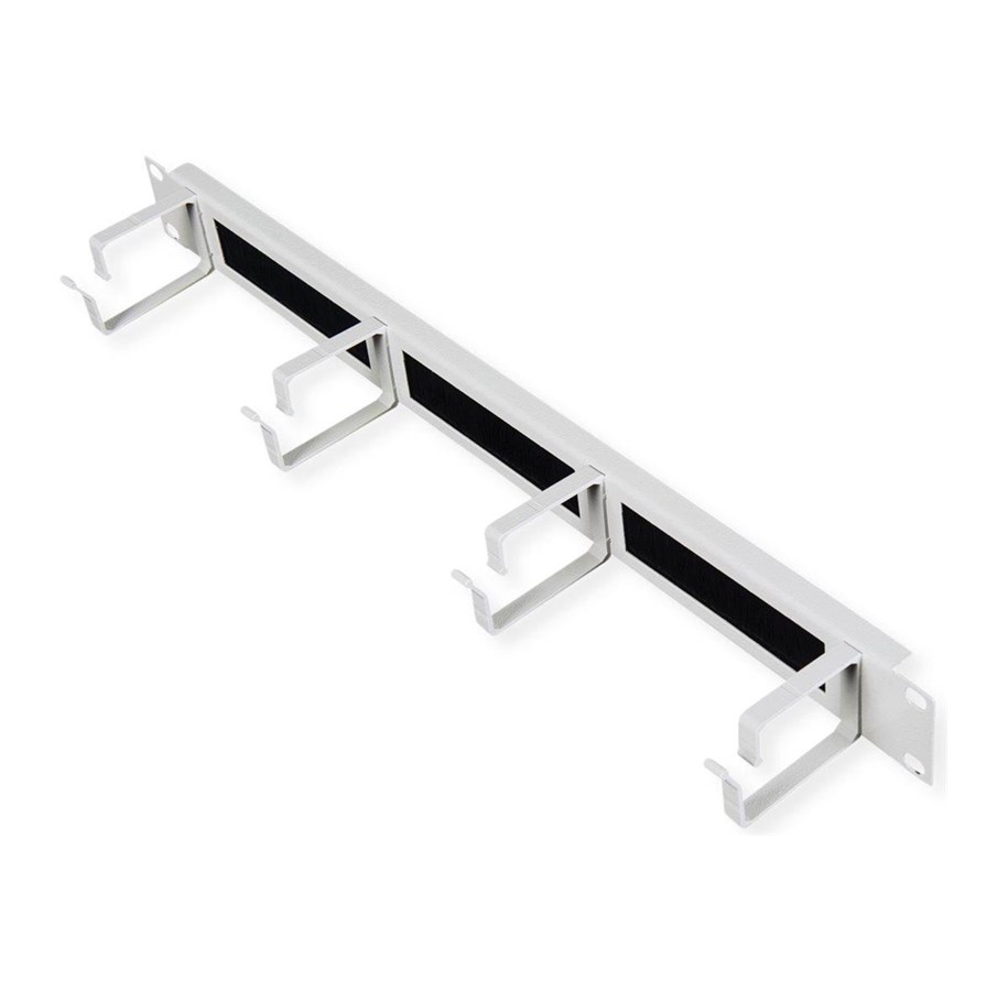 Szafa rack - Roline - patch panel - 44 x 60 mm with brush strip - 1U - 26.21.0262