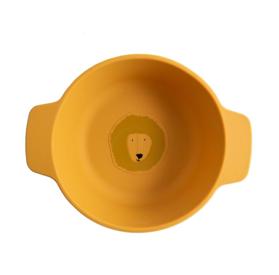 Zabawki dla niemowląt - Trixie Baby - Silicone Bowl - Mr. Lion - 96-634