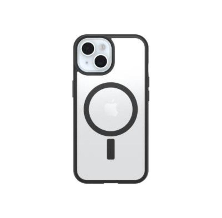 Telefon - Pokrowiec i etui - OtterBox React MagSafe Apple iPhone 16e/15/14/13 Black Crystal - clear/black - ProPack - 77-98204