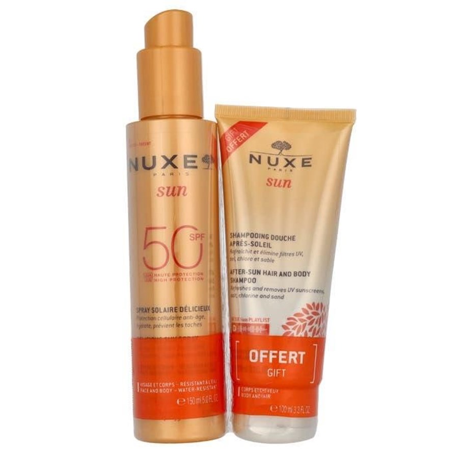 Giftbox - Nuxe Set : Sun After-Sun Shampoo For Hair & Body. - 3264680043666