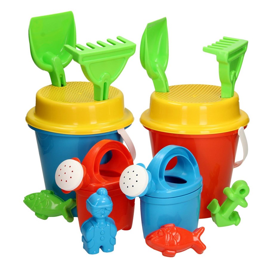 Zabawki na zewnątrz - Androni Colorful Bucket Set - 1435-9