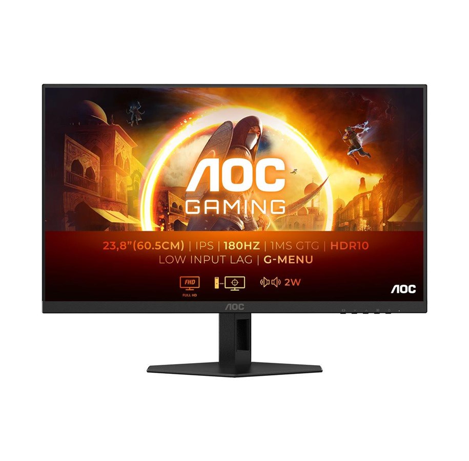 Monitor - 24" AOC G4 Series 24G4XE - 1920x1080 (FHD) - 180Hz - IPS - 24G4XE