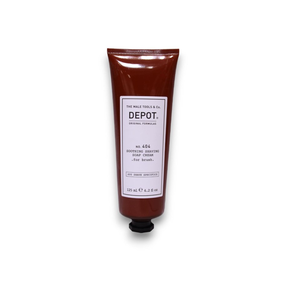 Pielegnacja twarzy - Depot 400 Shave Specifics No. 404  Allantoin Soothing Shaving Soap Cream 125 ml - 8032274060987