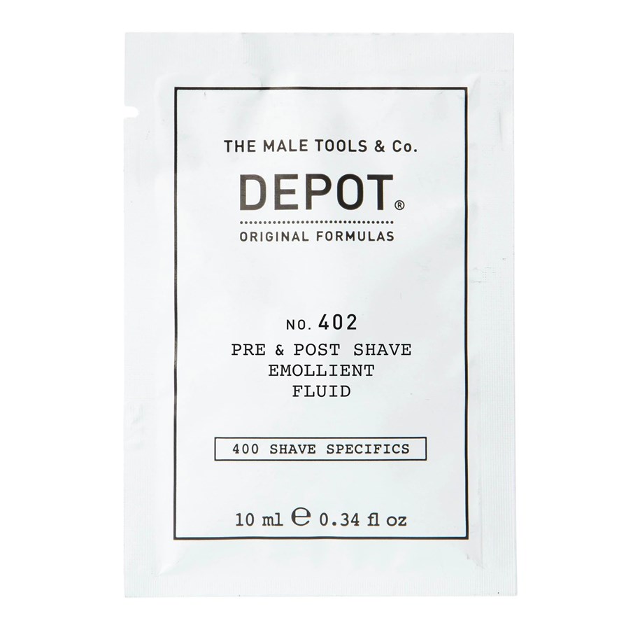 Pielegnacja twarzy - Depot 400 Shave Specifics No. 402 Essential Oils Soothing Pre & Post Shaving Fluid 10 ml - 8032274060932