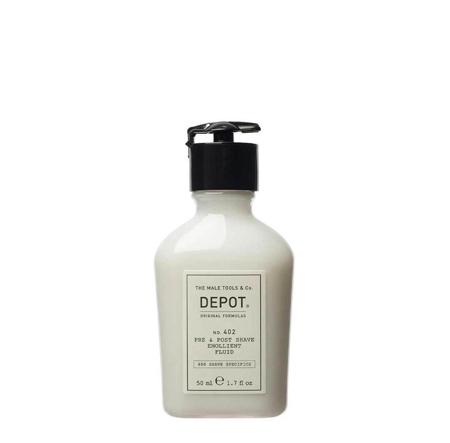 Pielegnacja twarzy - Depot 400 Shave Specifics No. 402 Essential Oils Soothing Pre & Post Shaving Fluid 50 ml - 8032274011002