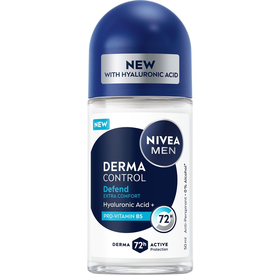 Perfumy i zapachy - Nivea Antiperspirant Deo Derma Control Defend Roll On 50 ml - 4006000177885-error