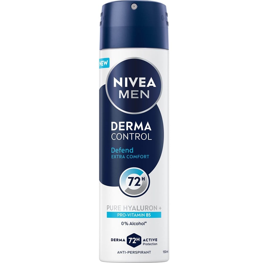 Perfumy i zapachy - Nivea Derma Control Defend Male Spray 150ml - 5900017099873