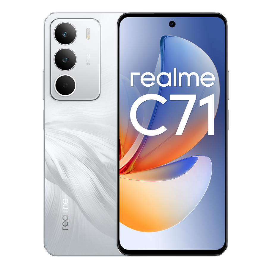 Telefon komórkowy - realme C71 128GB/6GB - White Swan - 631011005927