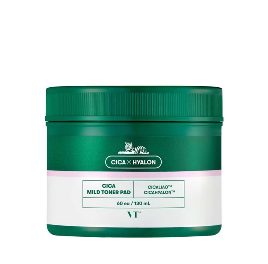 Pielęgnacja twarzy - VT COSMETICS Cica mild Toner Pad - 8809695670640