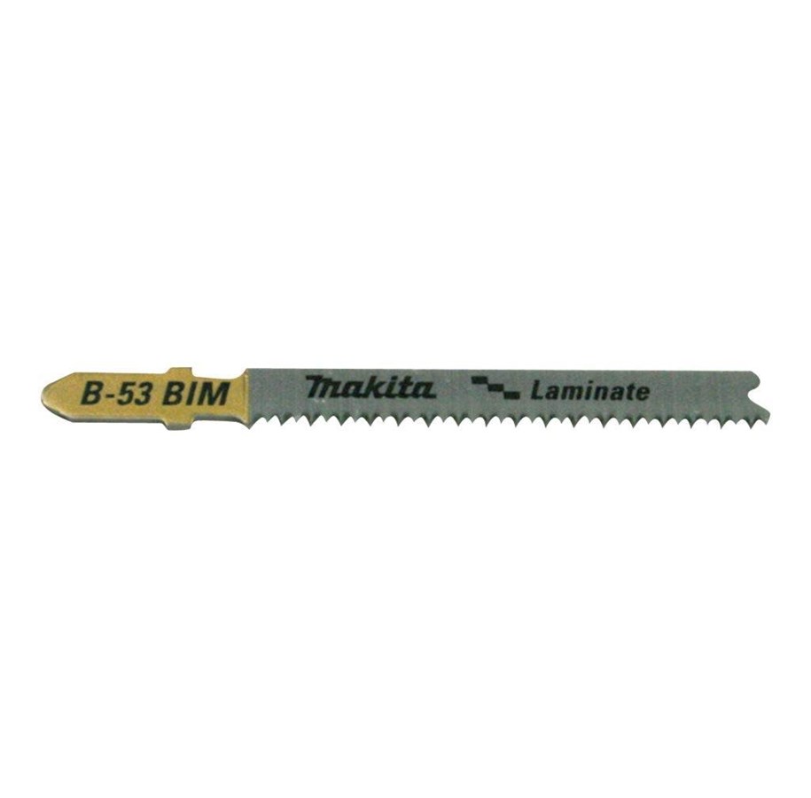 Wyrzynarka - Makita B-53 - jig saw blade - for wood plastic chipboard plywood laminate hardwood veneered wood melamine faced chipboard (MFC) laminated wood - 5 pieces - B-10986