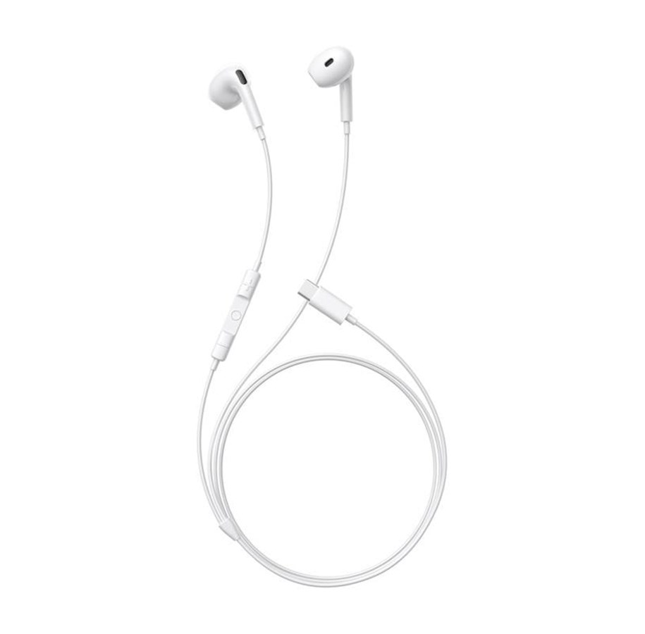 Sluchawki, zestaw sluchawkowy - Baseus Encok CZ19 Wired In-Ear Headphones - White - A00182201213-00