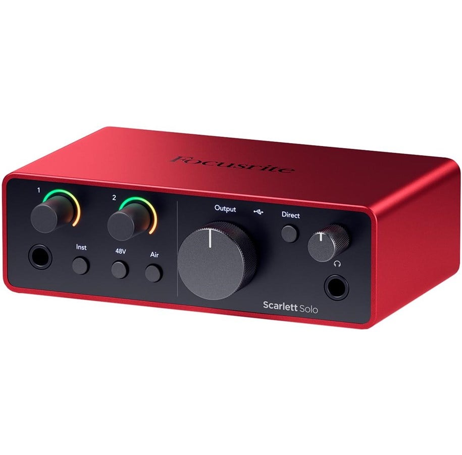 Instrumenty muzyczne i dla DJ'a - Focusrite Scarlett Solo 4th Gen - 1-in/1-out audio interface - 596948