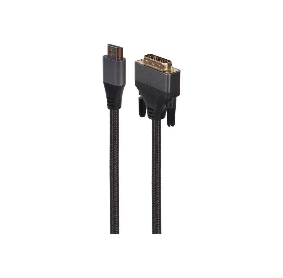 Kabel wyswietlacza - Gembird Cablexpert Premium series adapter cable - HDMI / DVI - 1.8 m - CC-HDMI-DVI-4K-6