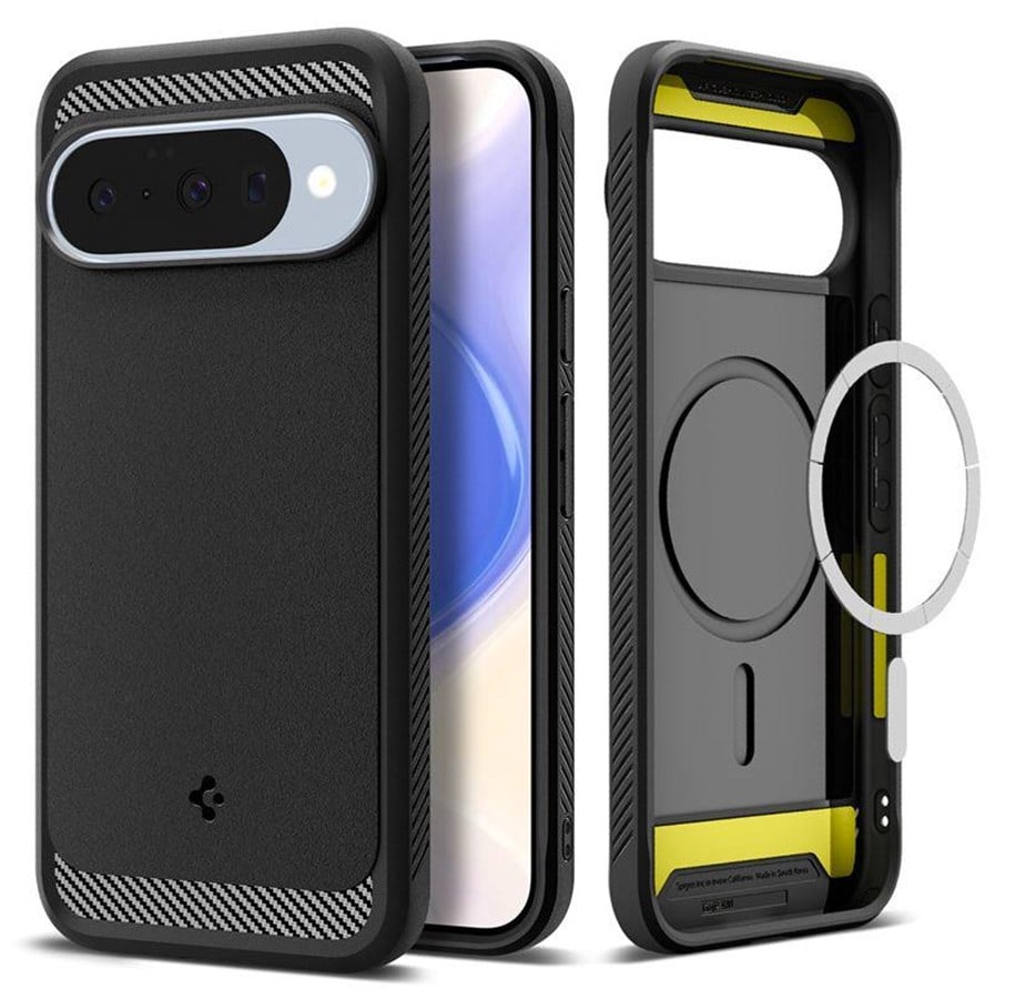Telefon - Pokrowiec i etui - Spigen Rugged Armor MagSafe - matte black - Google Pixel 10 Pro/Pixel 10 - ACS09698