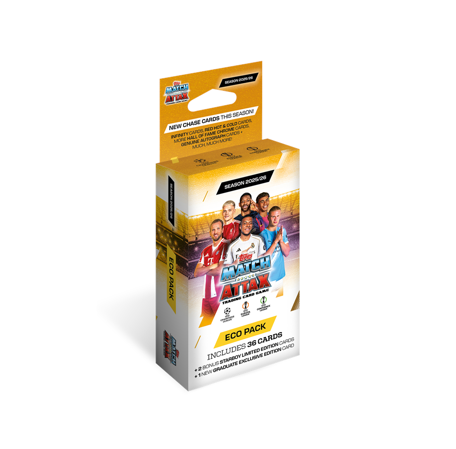 gry-planszowe-karciane-i-kosci - Topps MATCH ATTAX CHAMPIONS LEAGUE ECO PACK - UCLMA25-03