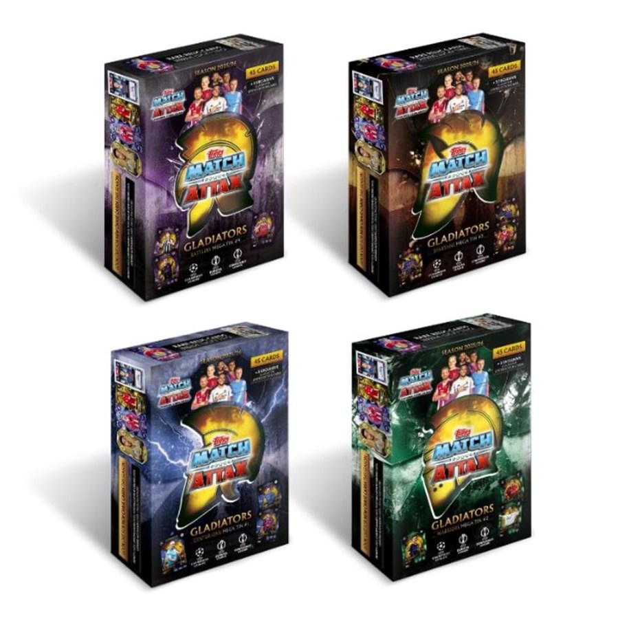 gry-planszowe-karciane-i-kosci - Topps MATCH ATTAX CHAMPIONS LEAGUE MEGA TIN ASSORTED - UCLMA25-05