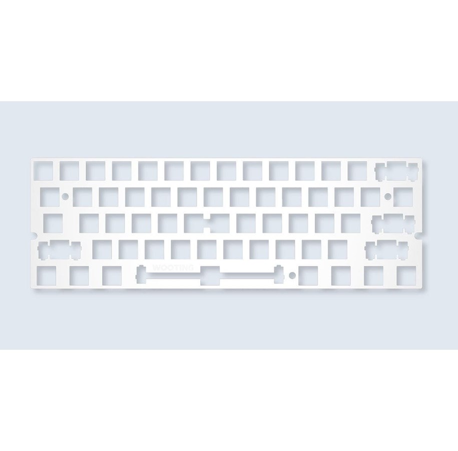 Klawiatura - Wooting 60HE PC Switch Plate - Akcesoria do modernizacji - ANSI - Biały - AC1-WK3-ANS-PC01