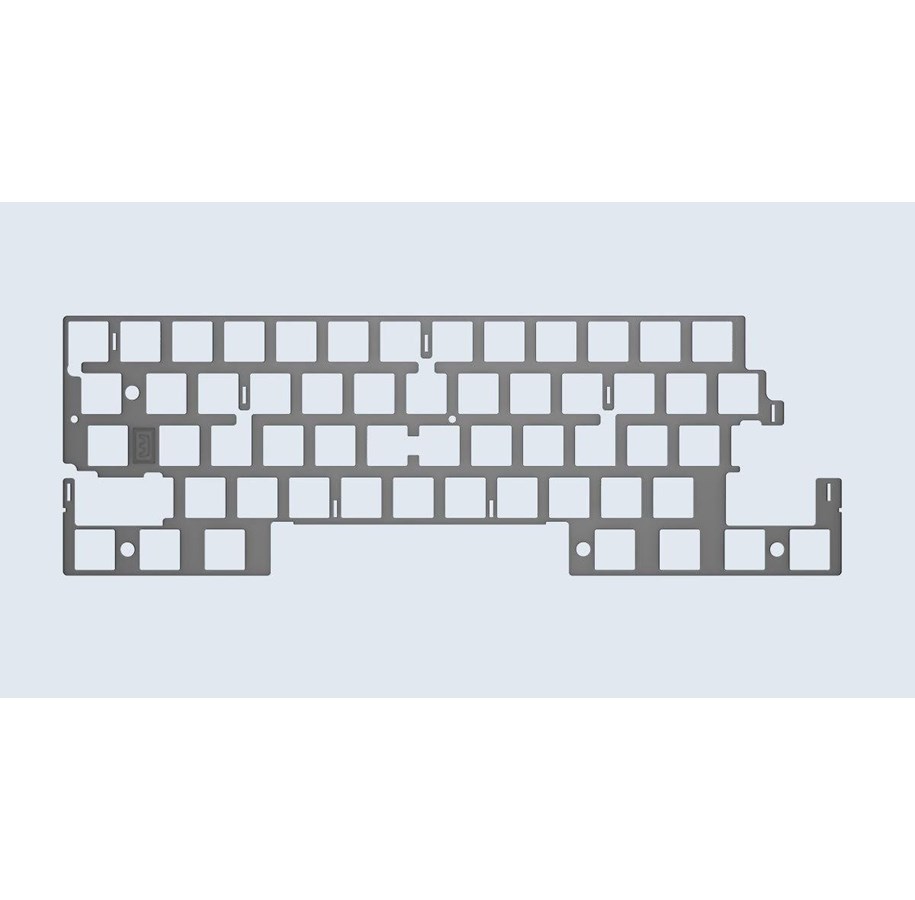 Klawiatura - Wooting 60HE PC Switch Plate - Akcesoria do modernizacji - ISO - Biały - AC1-WK3-ISO-PC01