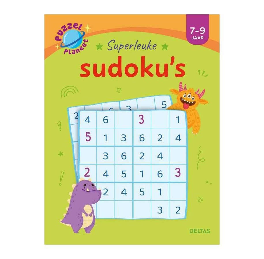 Zabawki - Deltas Puzzle Planet - Super fun Sudoku puzzles for ages 7-9 - 0640872