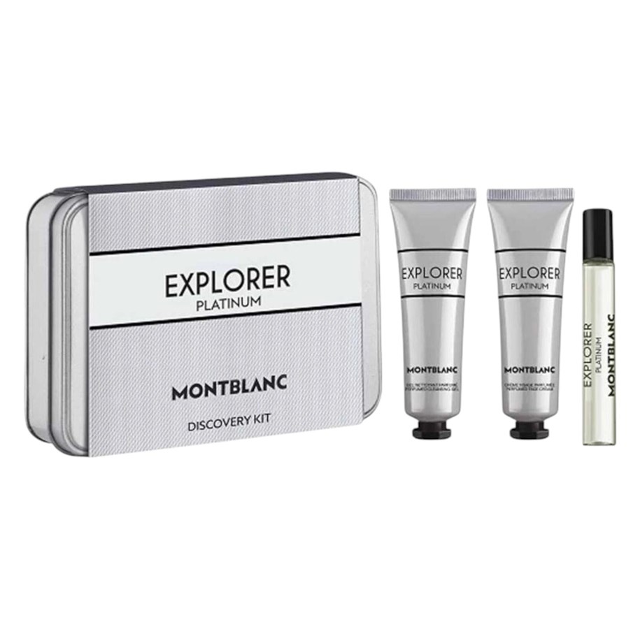 Giftbox - Montblanc Explorer Platinum Discovery Kit Sæt 67.5 ml - 3386460138598