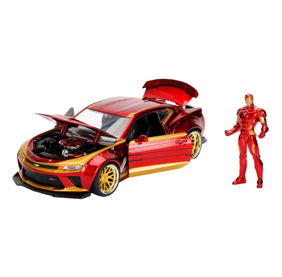Model samochodu - Jada Toys - Marvel Ironman 2016 Chevy Camaro SS 1:24 - 9399724314R00