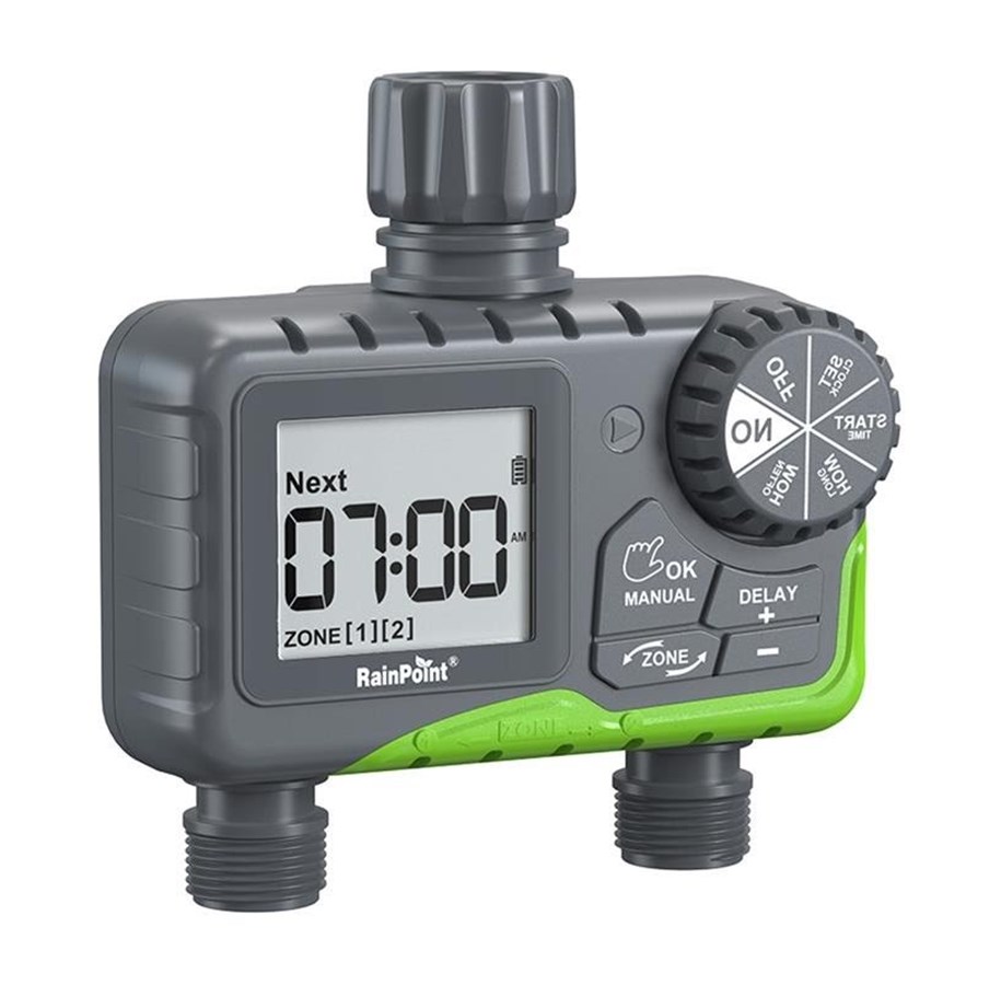 Podlewanie ogrodu - RainPoint 2‑Zone Hose Timer ITV205 - ITV205