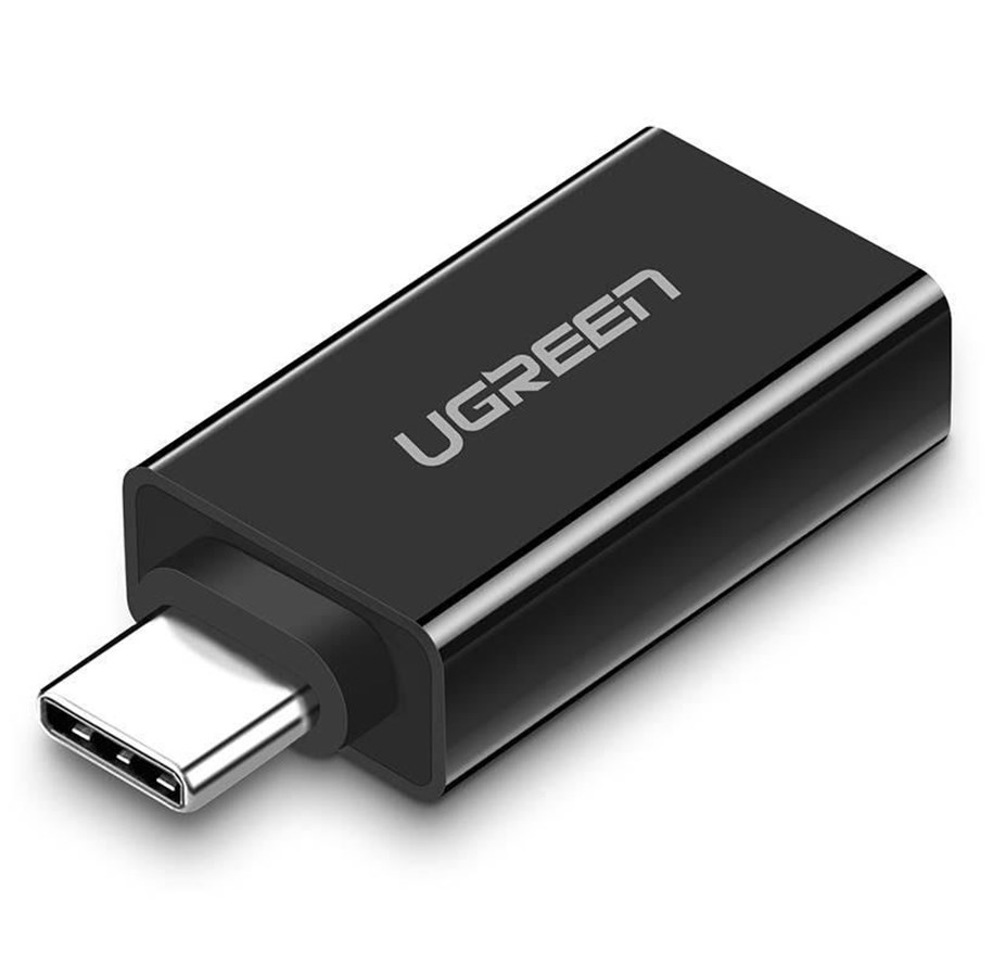 Kabel USB - UGREEN USB-C to USB 3.0 A Female Adapter Black - 20808