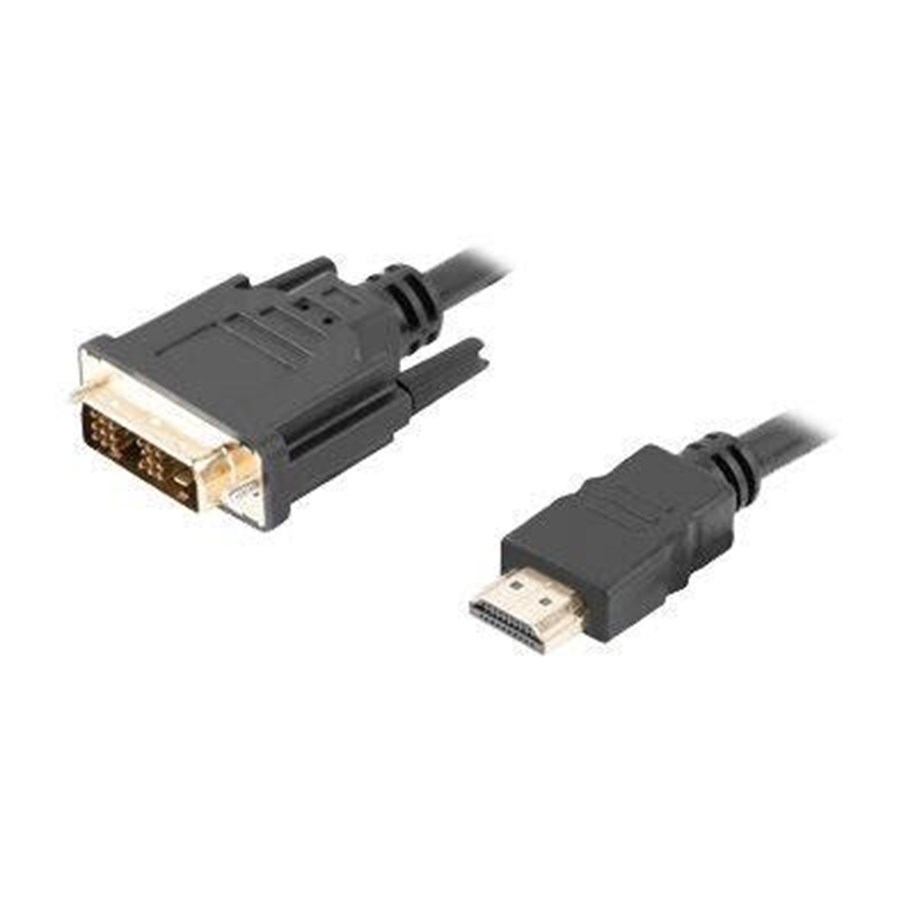 Kabel wyświetlacza - Lanberg adapter cable - HDMI / DVI - 3 m - CA-HDDV-10CC-0030-BK