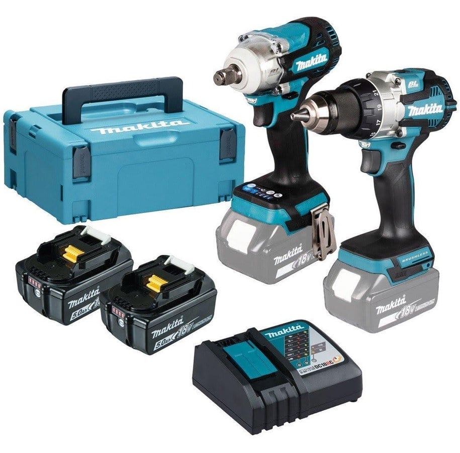 Wiertarka i srubokret elektryczny - Makita DLX2533TJ Cordless Drill Driver Set - DLX2533TJ