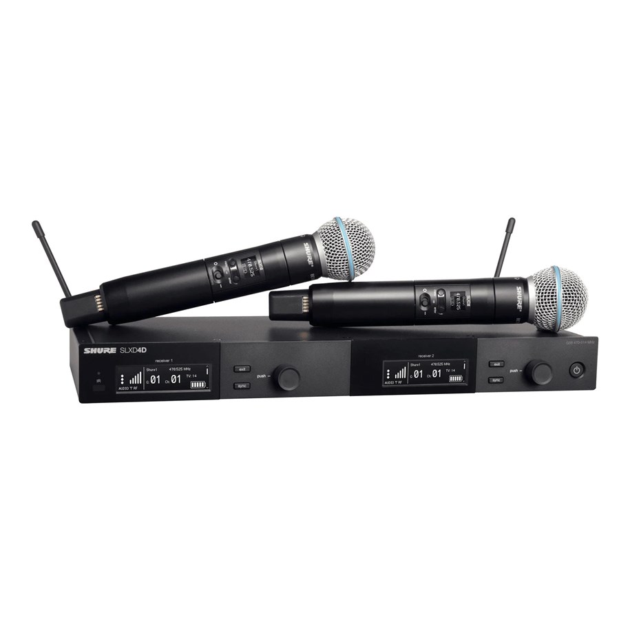 Mikrofon - Shure SLX-D SLXD24D/B58 - SLXD24DE/B58-G59