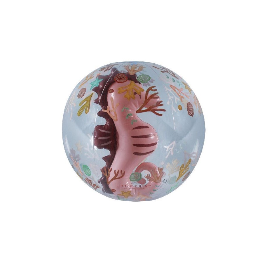 Zabawy w wodzie - Little Dutch Ocean Dreams Beach Ball 3D Figure Pink - 2012397