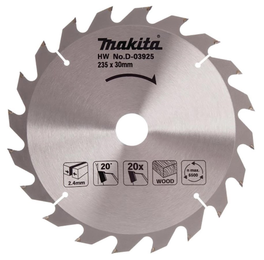 Pila tarczowa - Makita D-03925 Economy Circular Saw for Wood 235 x 30mm - D-03925