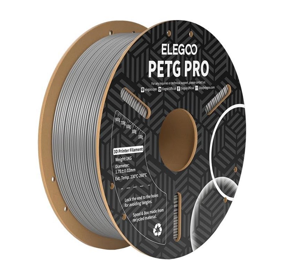 Filament - Drukarka 3D - Elegoo PETG Pro Filament - Grey - 50.203.0205
