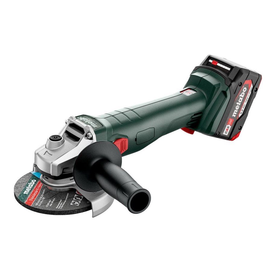 Szlifierka katowa - Metabo W 18 L 9-125 QUICK - angle grinder - cordless - 125 mm - 2 batteries - 602249650