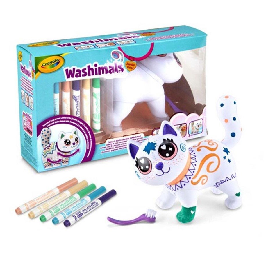 Przybory do pisania i rysowania - Crayola Washimals Pets Big Jenny - 74-7518