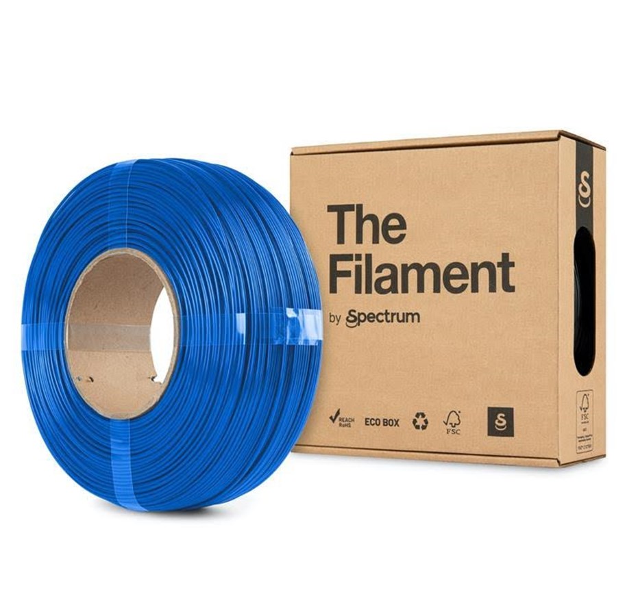 Filament - Drukarka 3D - Spectrum The Filament / ReFill PLA / Performance Blue / ⌀ 1.75 mm / 1 kg - TF-24045