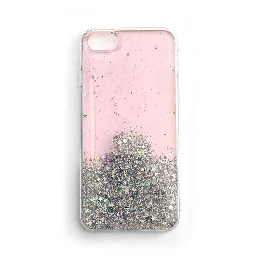 Telefon - Pokrowiec i etui - Wozinsky Star Glitter Shiny Glitter Cover Cover with Glitter Samsung Galaxy S21+ 5G (S21 Plus 5G) pink - 9111201922693