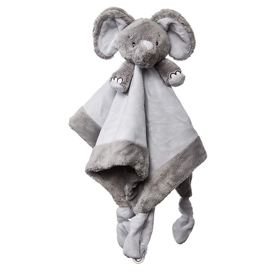 Zabawki - My Teddy CUDDLE CLOTH ELEPHANT GREY 35x35CM - 28-280002