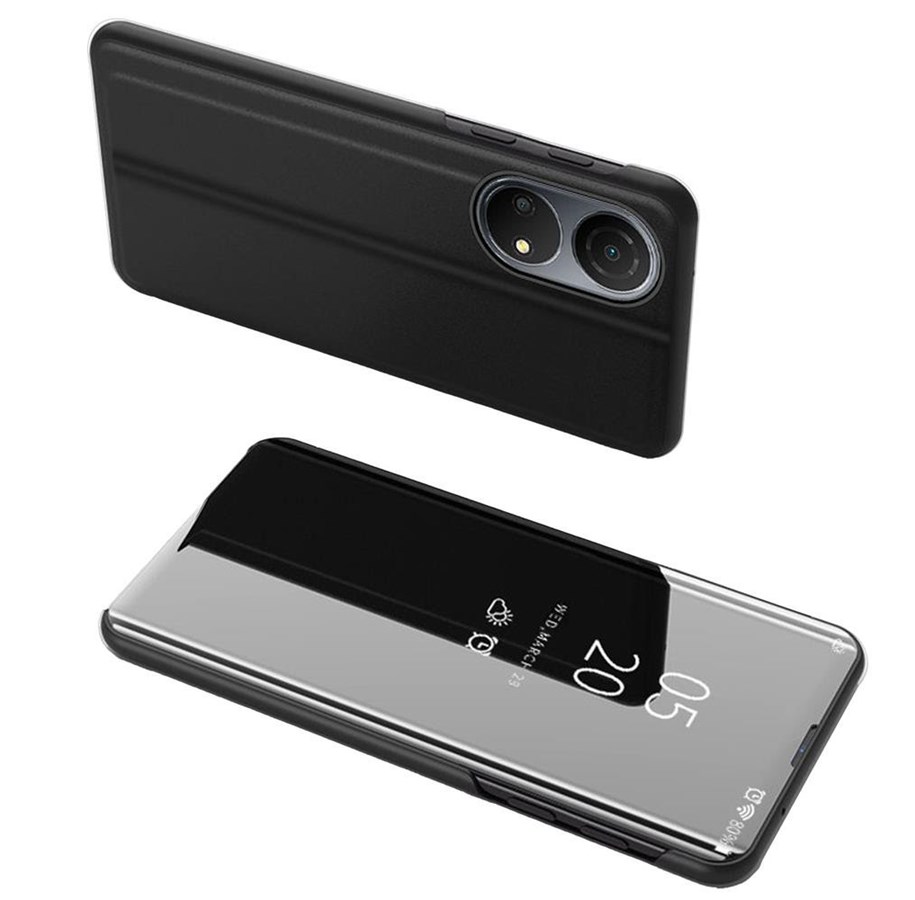 Telefon - Pokrowiec i etui - Hurtel Clear View Case for Honor X7 / Honor Play 30 Plus flip Cover Black - 9145576266915
