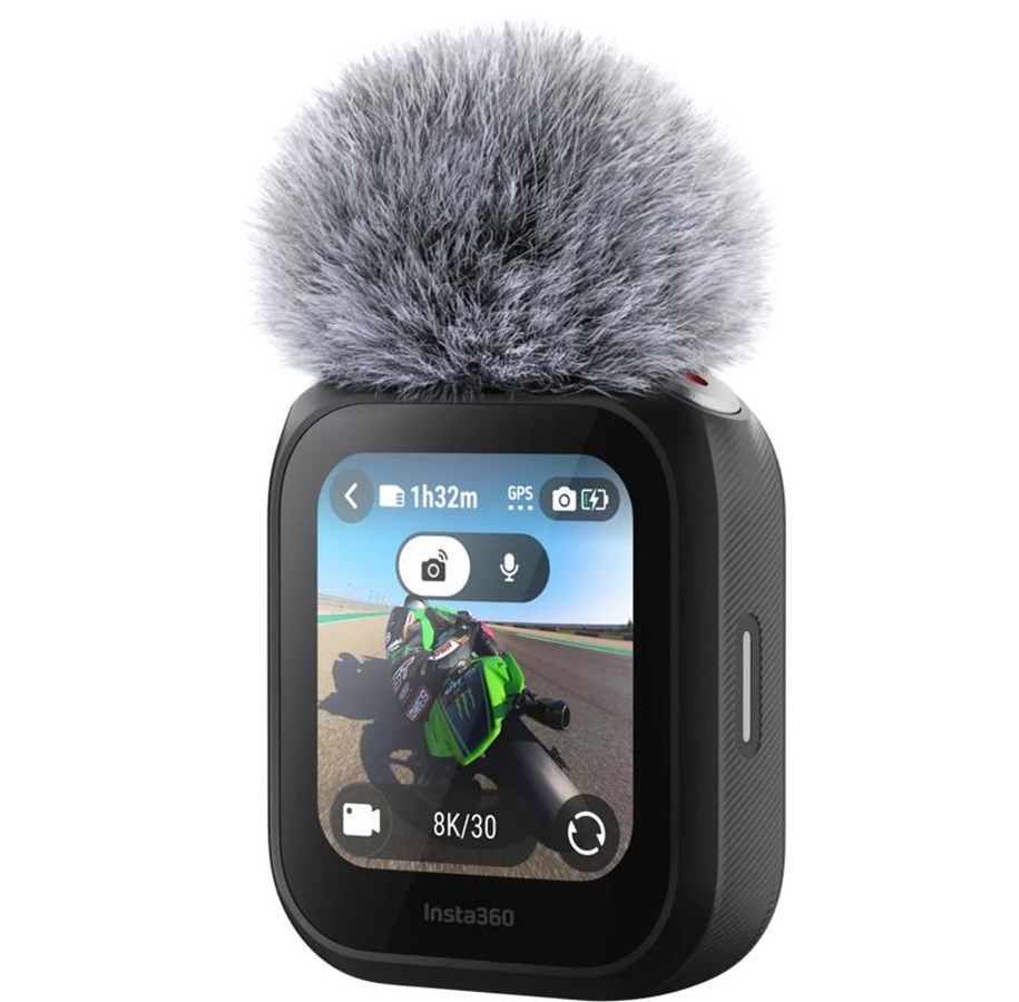 Kamera sportowa - akcesoria - Insta360 GPS Preview Remote with Built-In Mic - CINSCAVX